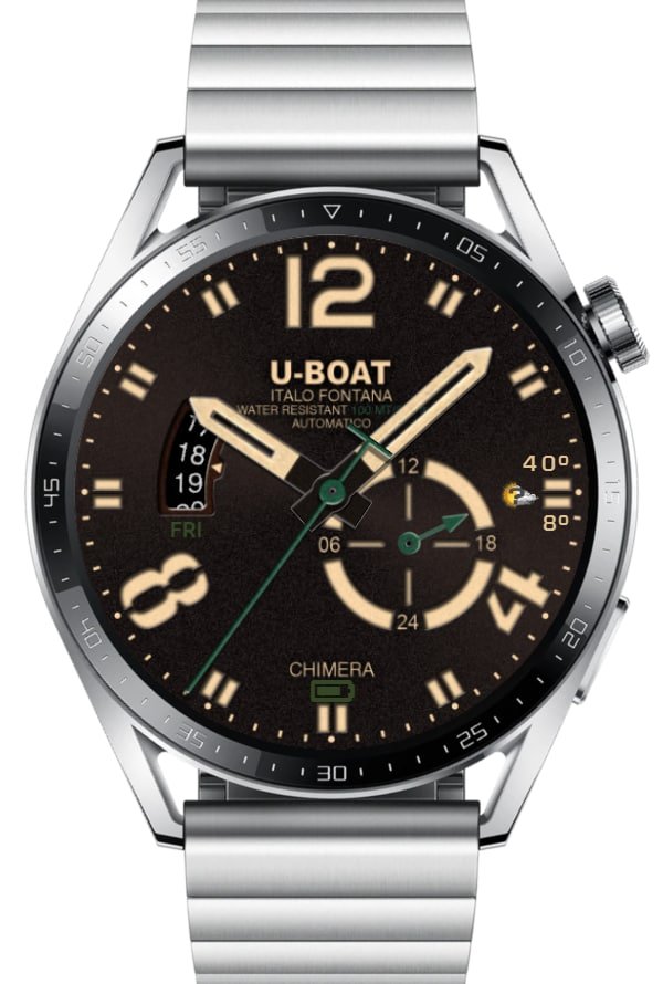 U boat HQ realistic watch face theme