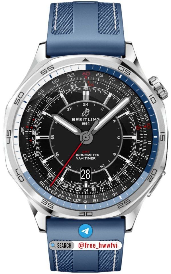 Breitling 1884 chronometer HQ realistic watch face theme