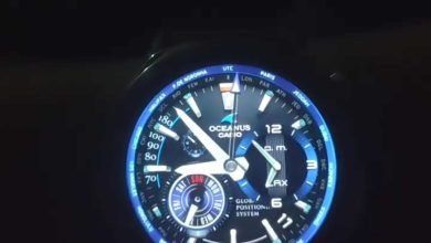 Casio oceanus HQ watch face theme with Amazing AOD