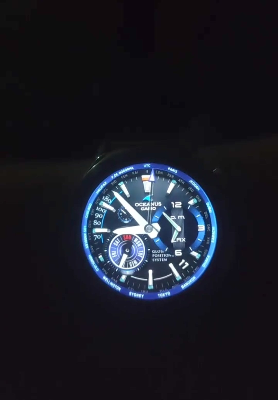 Casio oceanus HQ watch face theme with Amazing AOD